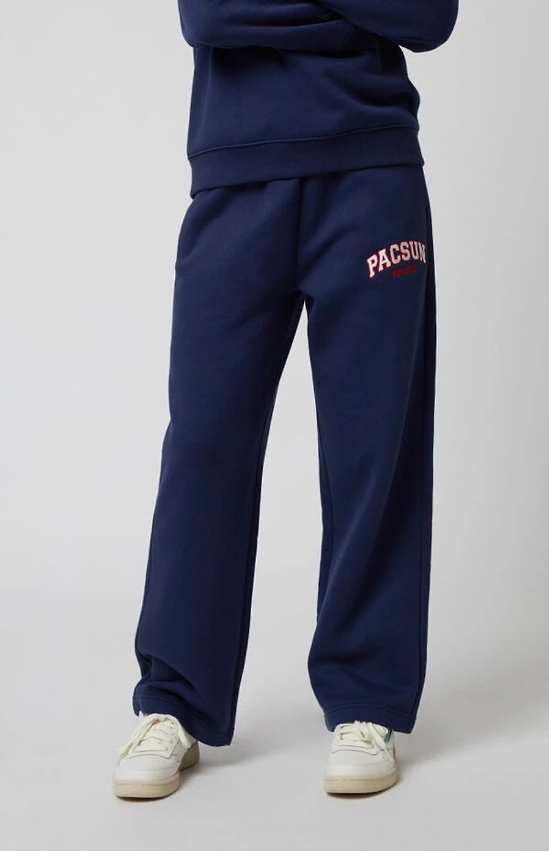 Pacsun Kids Chenille Embroidered Straight Leg Sweatpants