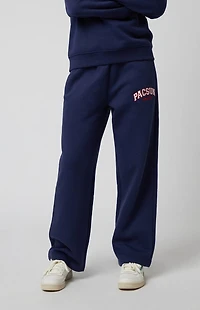 Pacsun Kids Chenille Embroidered Straight Leg Sweatpants