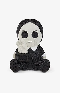 The Addams Family Wednesday Addams With Thing Glow In The Dark 101 Knit Series Vinyl Figure