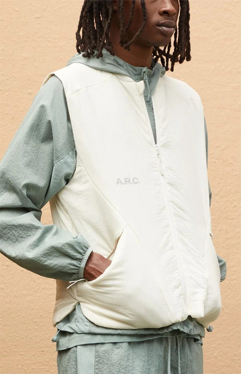 A.R.C. Active Off White Ripstop Running Vest