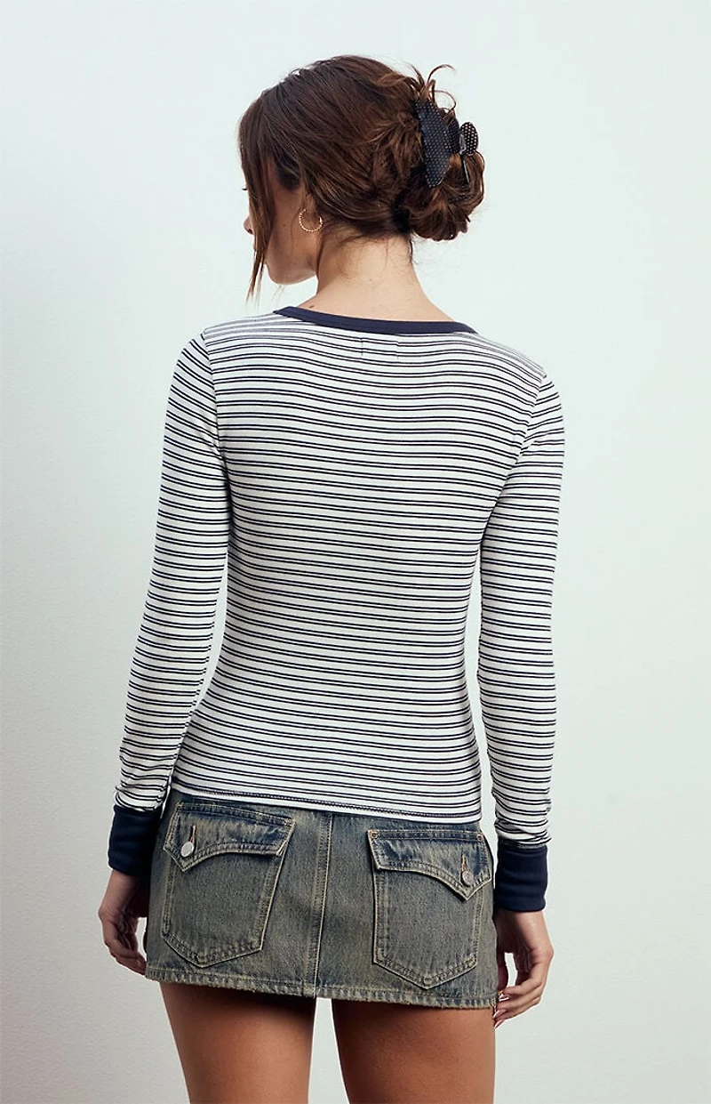 Beverly and Beck Kelsey Thermal Cuff Long Sleeve Top