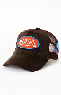 Von Dutch Hollywood Velvet Trucker Hat