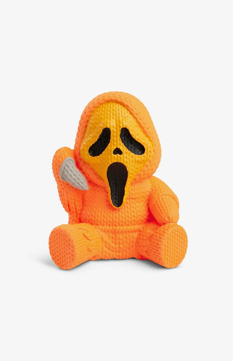 Ghost Face Pumpkin Orange 264 Knit Series Vinyl Figure