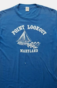 PS VINTAGE 80s Point Lookout Maryland Graphic T-Shirt