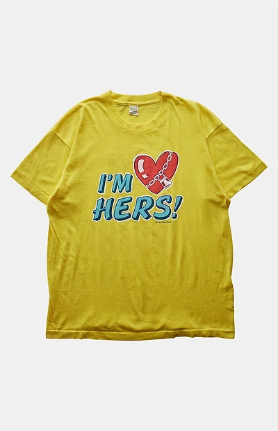 PS VINTAGE 80s I'm Hers! Graphic T-Shirt