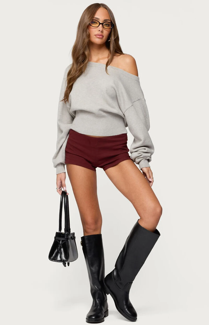 Edikted Ravenna Off Shoulder Sweater