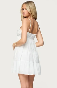 Edikted Bianca Ruffle Tiered Babydoll Dress