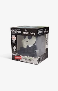 The Addams Family Wednesday Addams With Thing Glow In The Dark 101 Knit Series Vinyl Figure