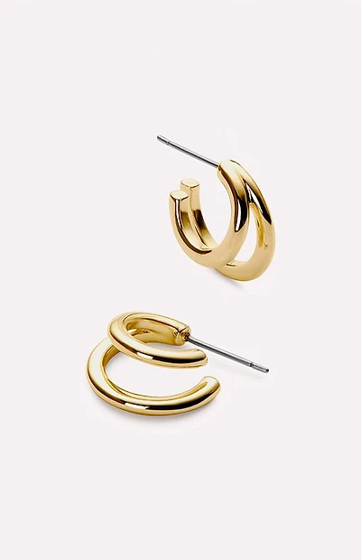 Ana Luisa Scarlett Double Hoop Earrings