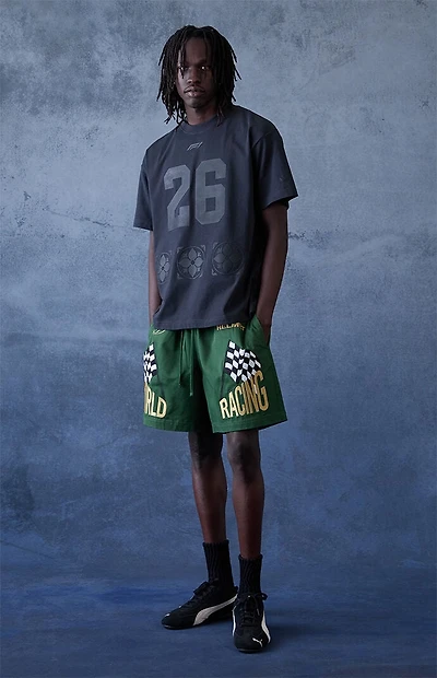 Formula 1 x Pacsun World Racing Poplin Shorts