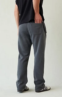 Pacsun Washed Black Straight Leg Sweatpants