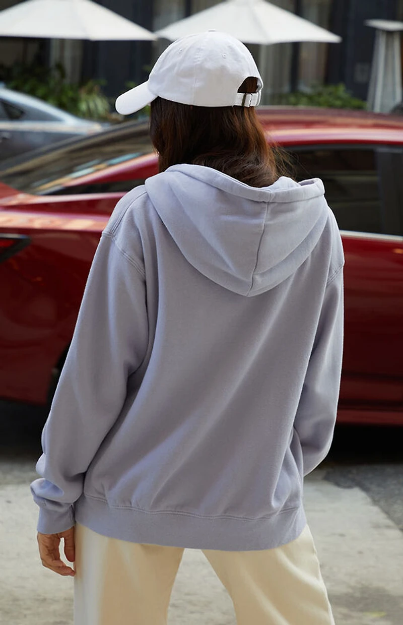 John Galt Light Blue Full Zip Hoodie
