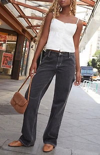 John Galt White Dani Tank Top