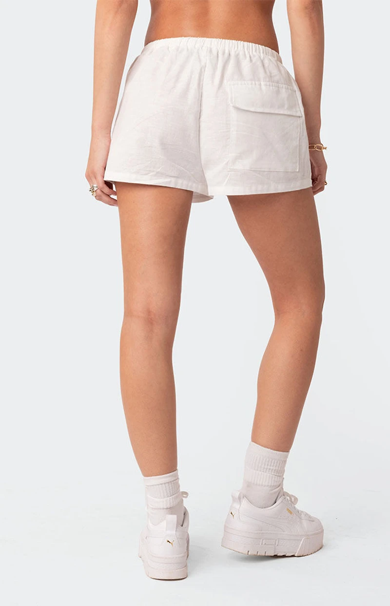 Edikted Leslie Linen Shorts