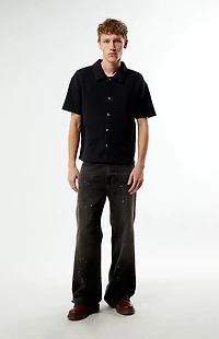 Pacsun Leone Solid Textured Camp Shirt