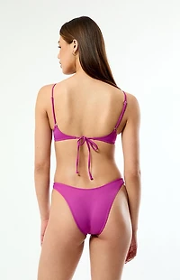 Pacsun Purple Madison Underwire Bralette Bikini Top
