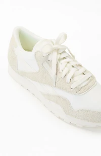 Reebok White Classic Nylon Sneakers