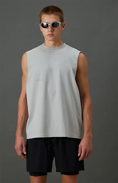 A.R.C. Gray Vintage Wash Comfort Cut Off Muscle T-Shirt