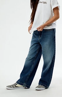 Pacsun Kids Baggy Jeans Medium Blue