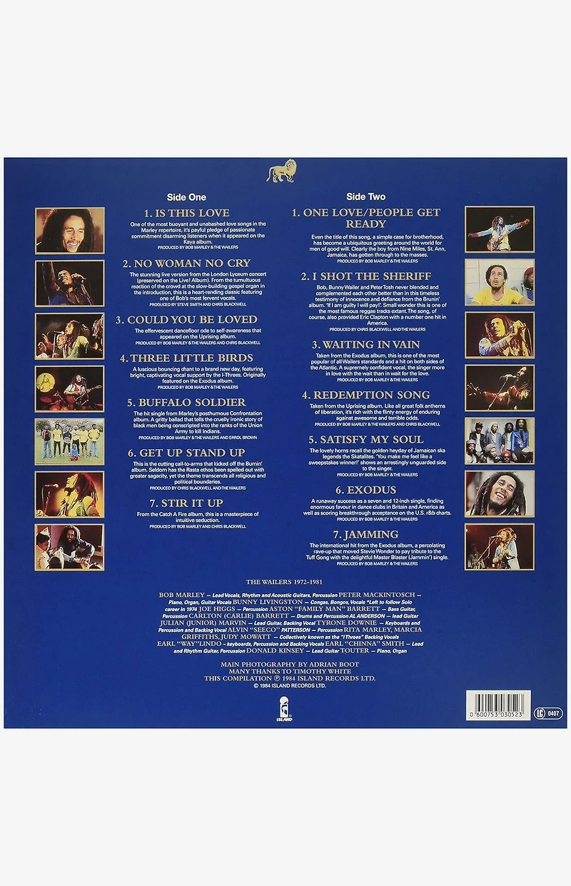 Bob Marley Legend Vinyl Record