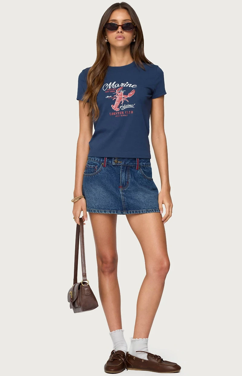 Edikted Lobster Club T-Shirt