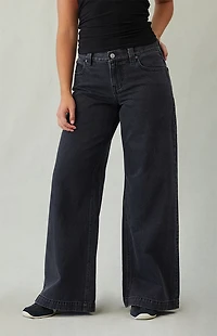 Pacsun Sloane Low Rise Ultra Baggy Jeans Faded Black