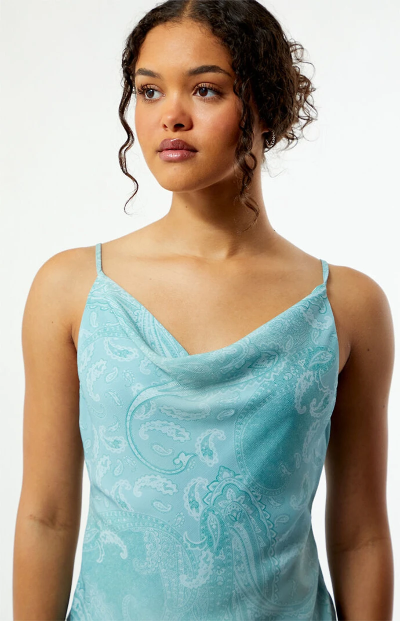 Your Favorite River Chiffon Cowl Neck Top