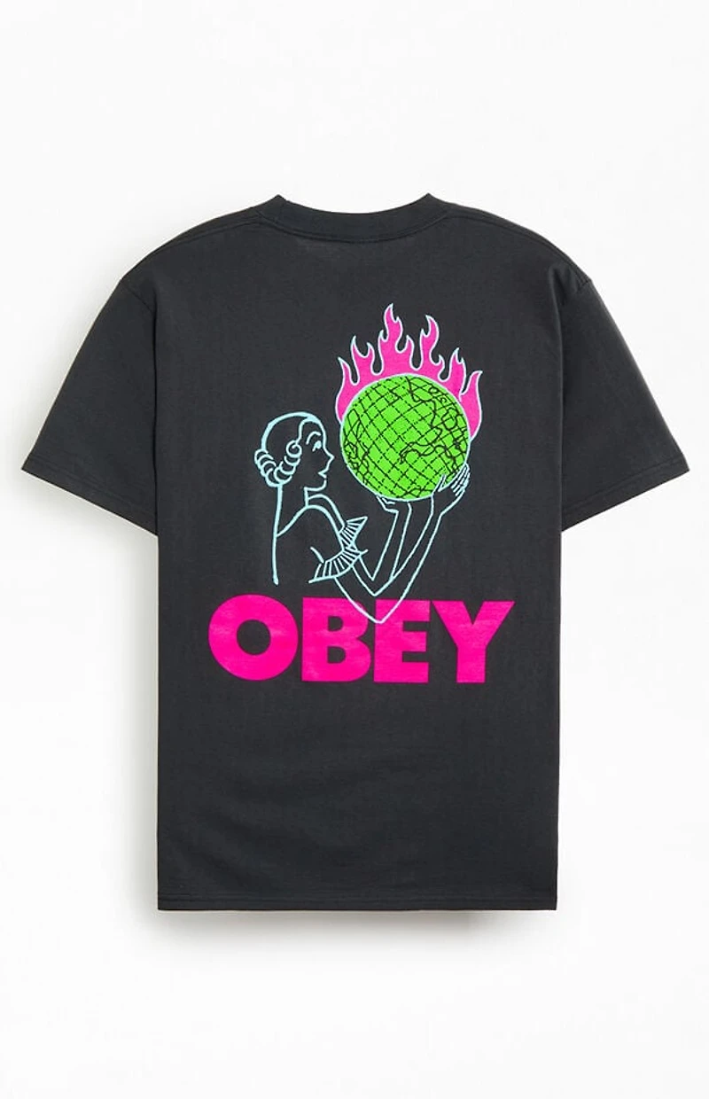 Obey World Flames T-Shirt