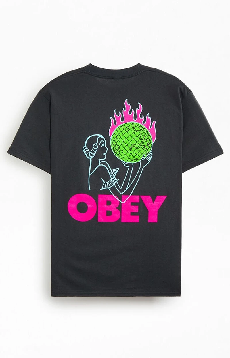 Obey World Flames T-Shirt
