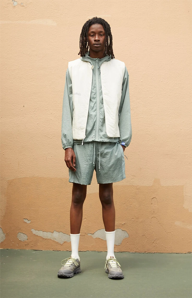 A.R.C. Active Green Performance Nylon Flight Shorts