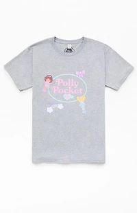 Kids Polly Pocket Gray Logo T-Shirt