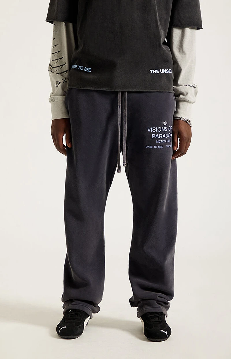 Pacsun Visions Of A Paradox Fleece Baggy Sweatpants