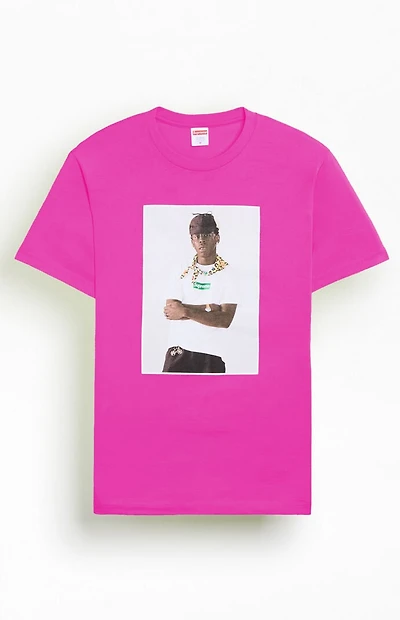Supreme Magenta Tyler The Creator T-Shirt