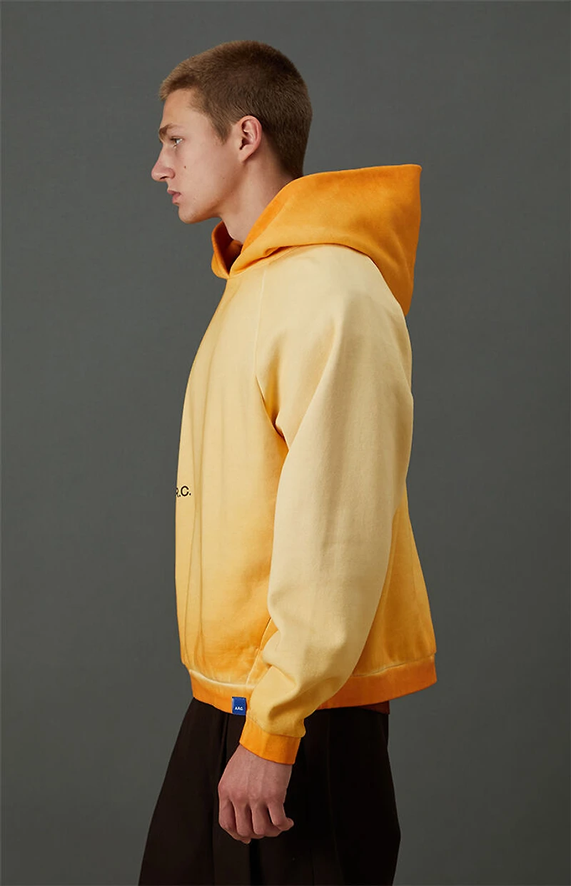 A.R.C. Active Orange Heavyweight Raglan Oversized Fleece Hoodie