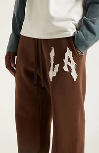 Pacsun LA Raw Applique Baggy Sweatpants