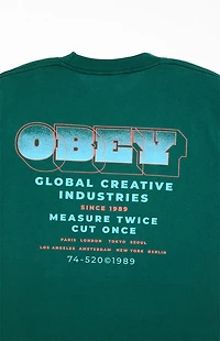 Obey Measure Twice T-Shirt