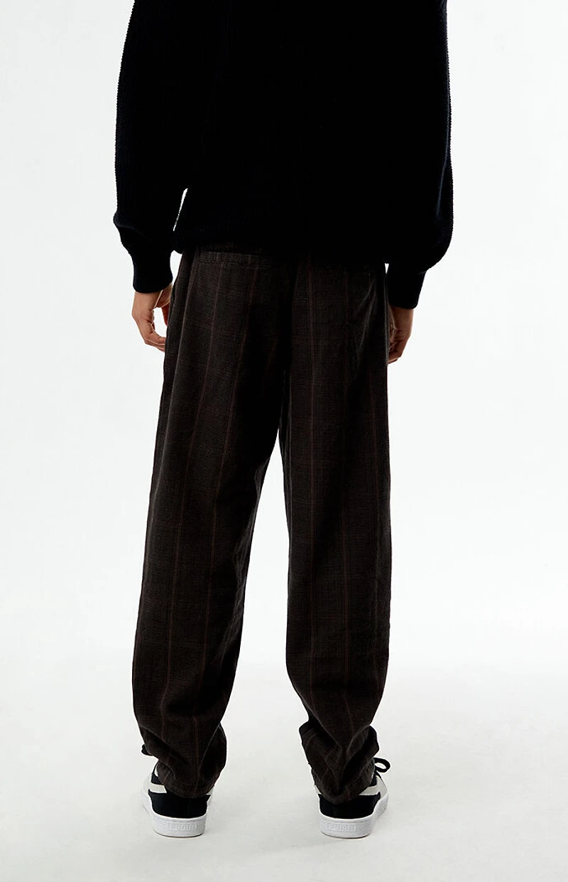 Pacsun Kids Plaid Baggy Trousers