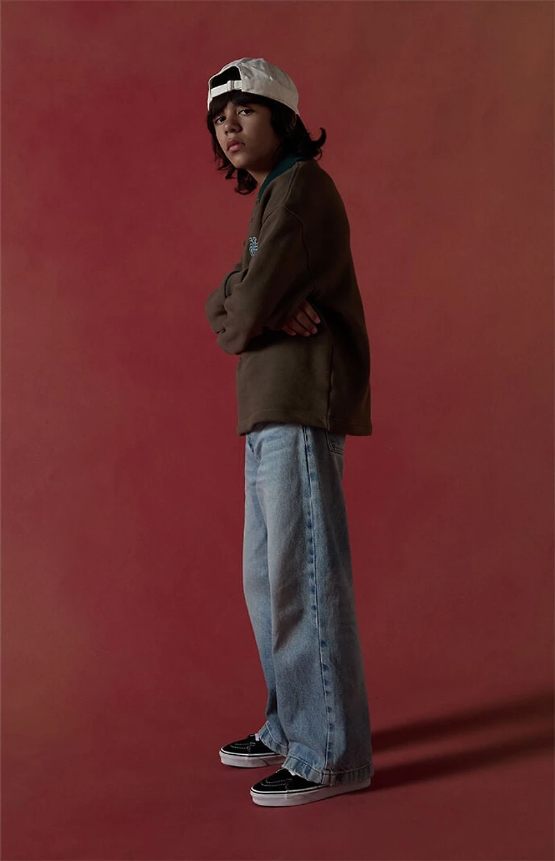 Pacsun Kids Baggy Jeans Light Indigo