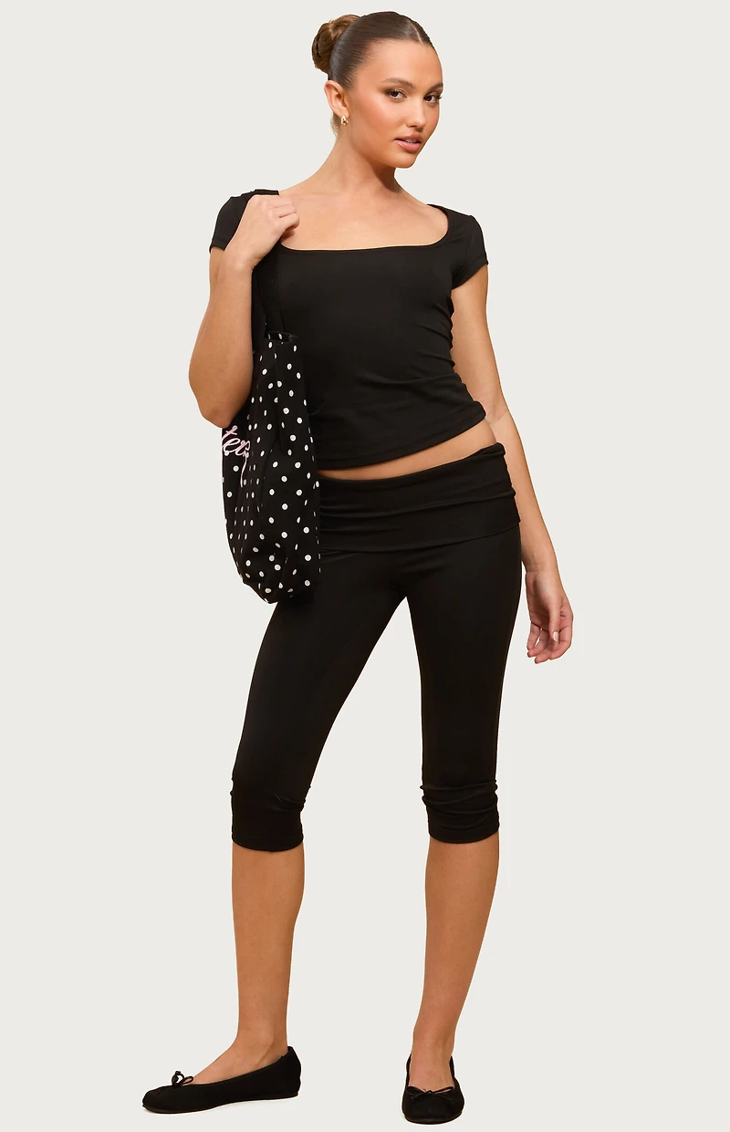 Edikted Delaney Square Neck Top