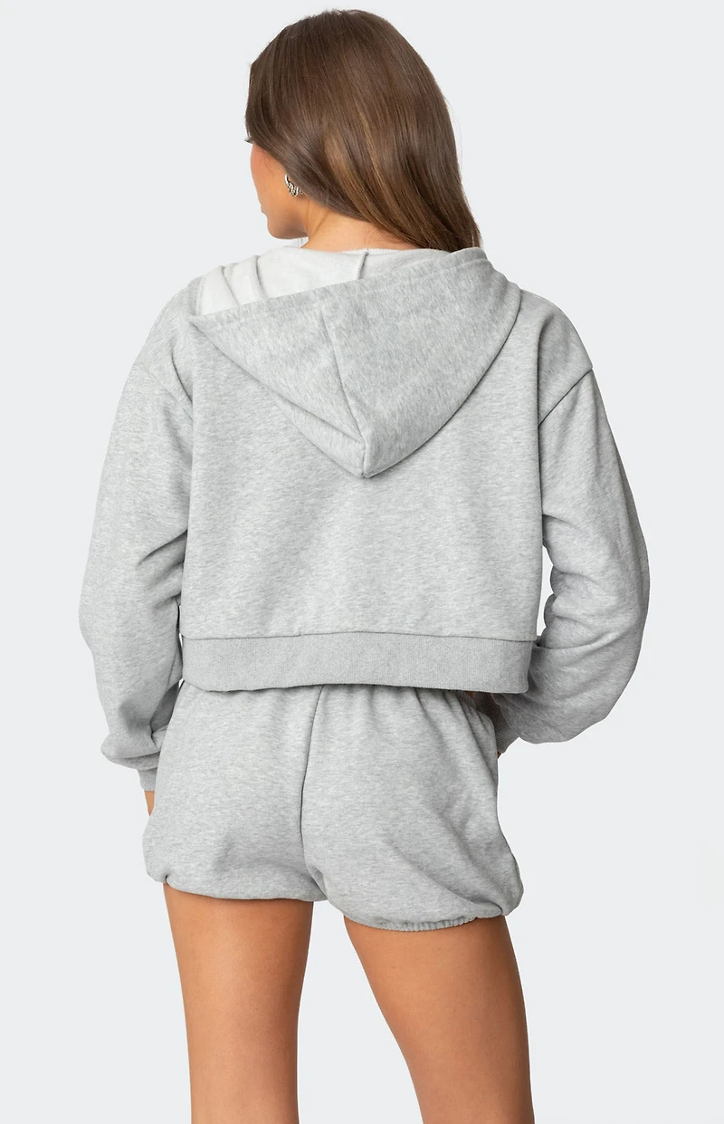 Edikted Robina Zip Up Hoodie