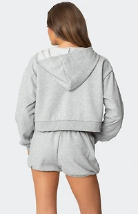 Edikted Robina Zip Up Hoodie