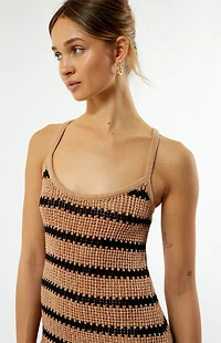 Rhythm Sol Stripe Knit Maxi Dress