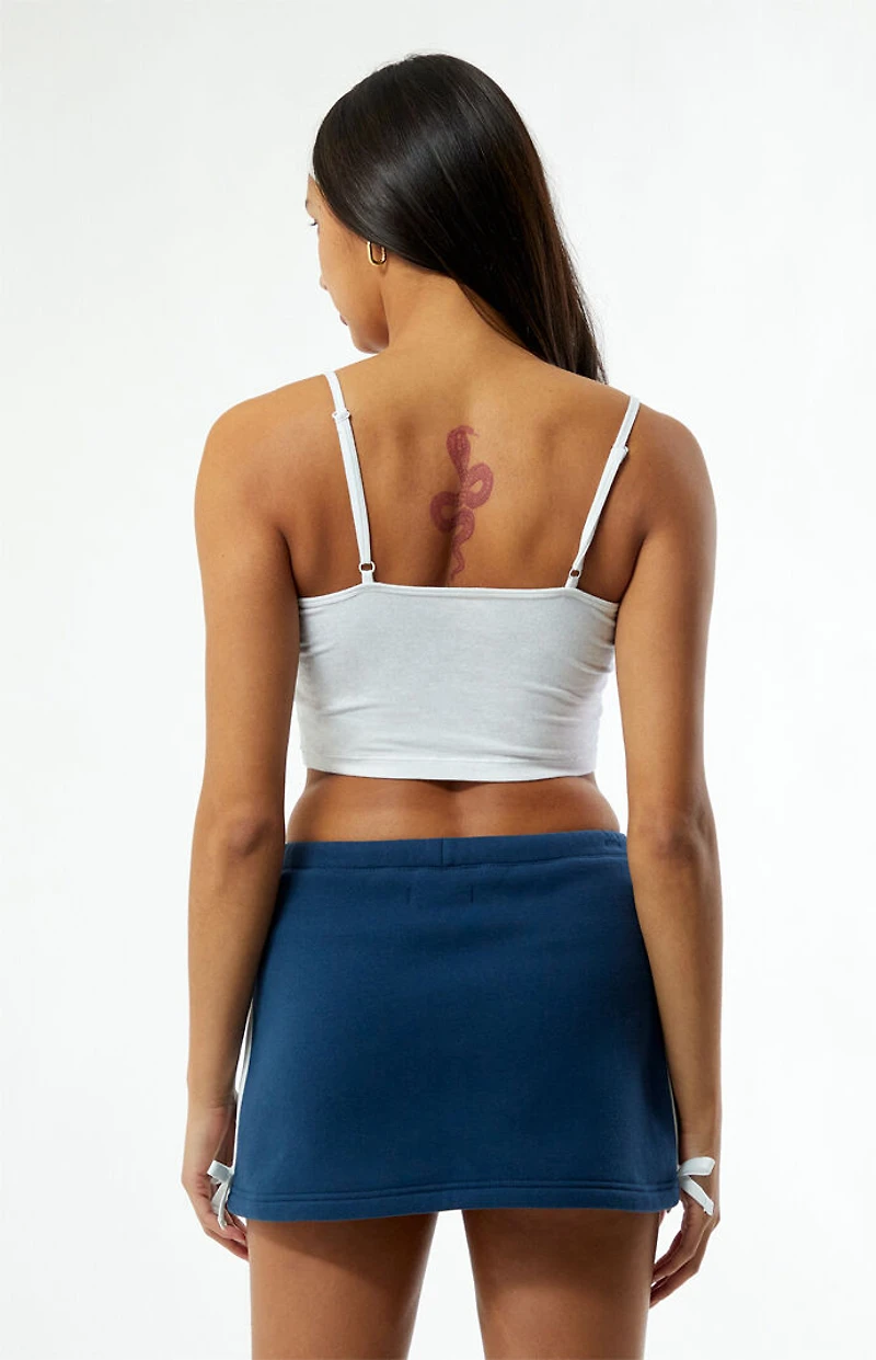 Pacsun Bowtie Sweat Mini Skirt