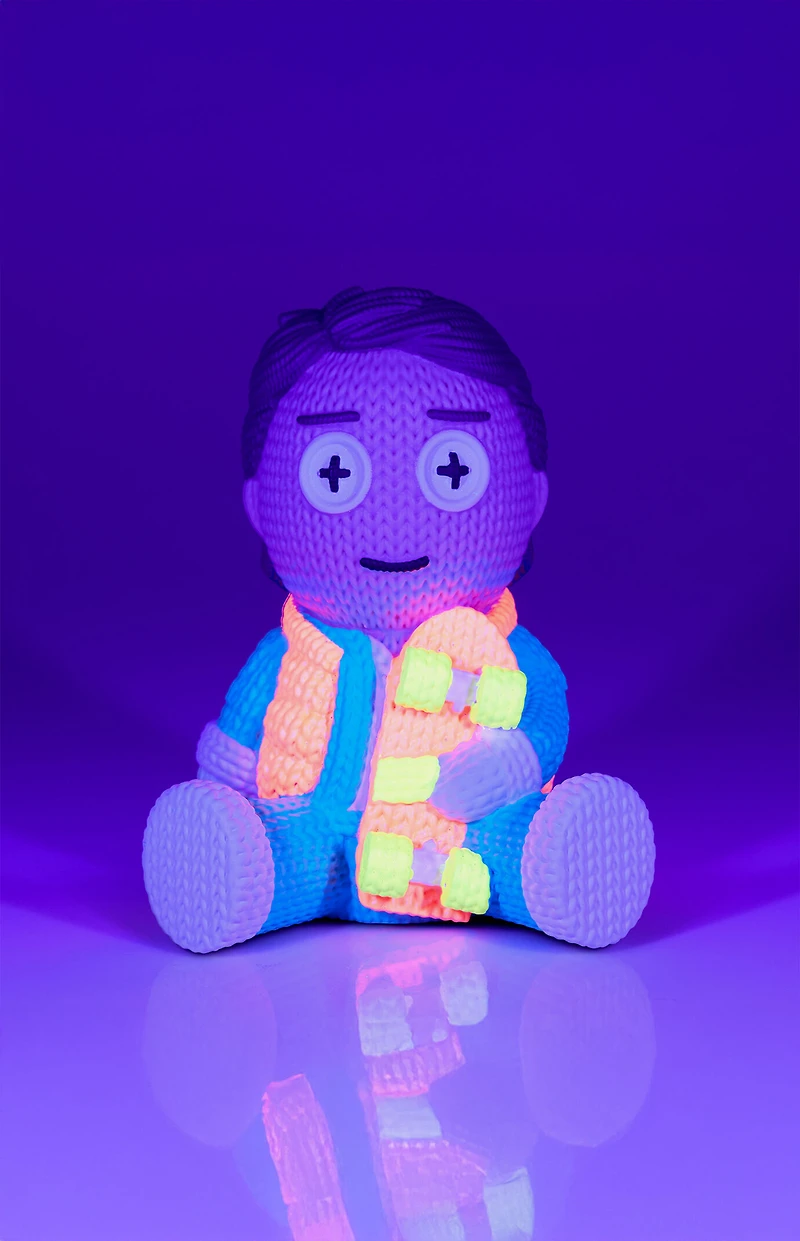 Back to the Future Black Light Marty McFly 148 Knit Series Vinyl Figure