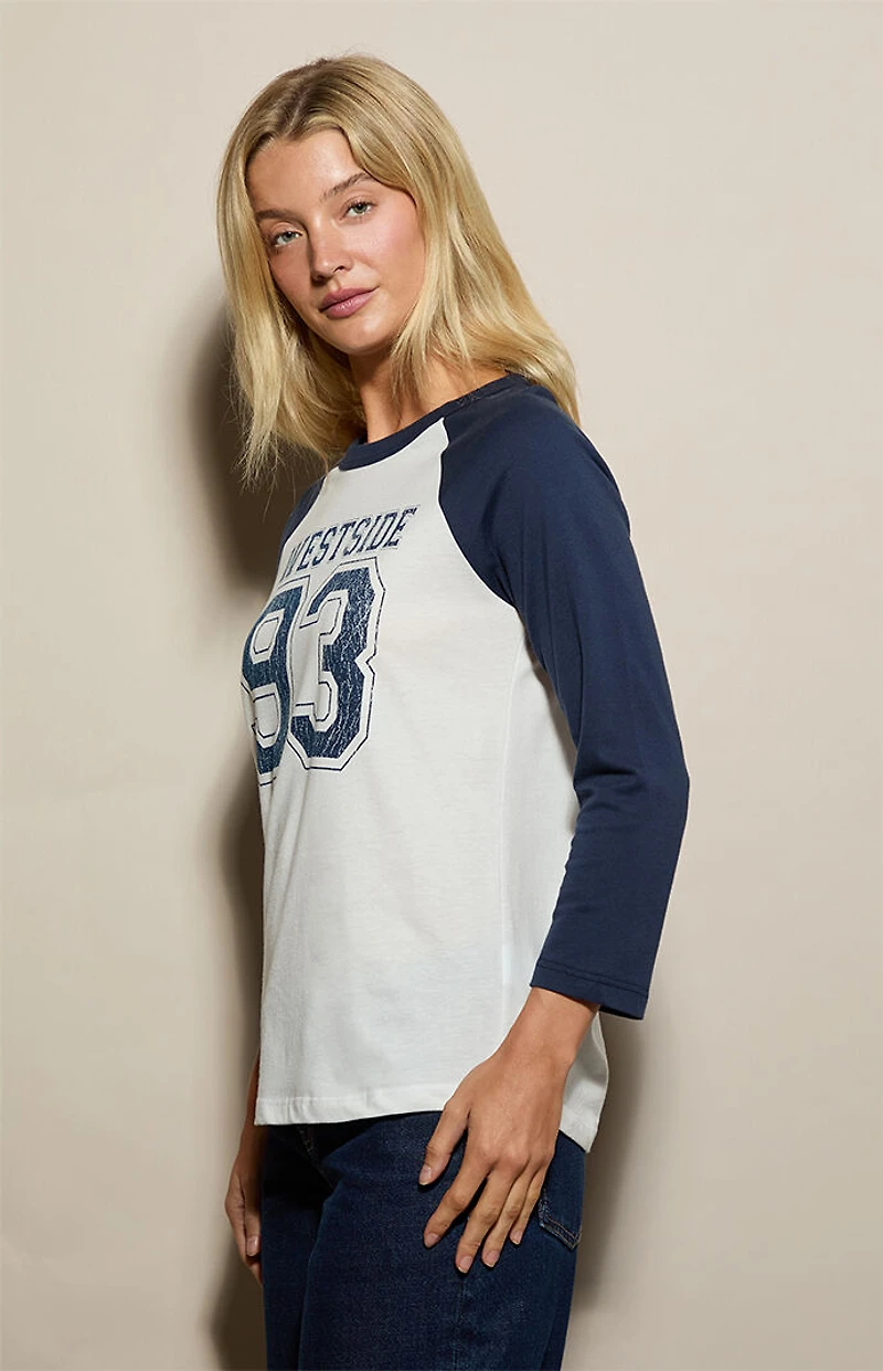 Pacsun Westside 93 Long Sleeve Baseball T-Shirt