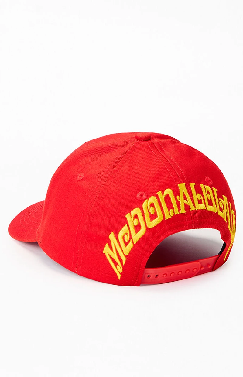 McDonaldland Red Big Logo Snapback Hat