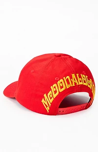 McDonaldland Red Big Logo Snapback Hat