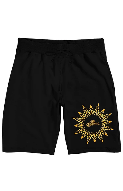 Corona Sun Frame Logo Sweat Shorts