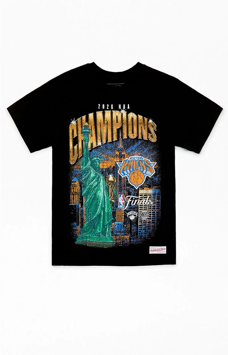 Mitchell & Ness City Champion NY Knicks T-Shirt