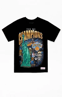 Mitchell & Ness City Champion NY Knicks T-Shirt